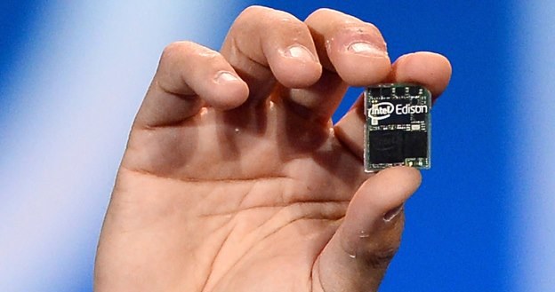 Edison - miniaturowy komputer Intela /AFP