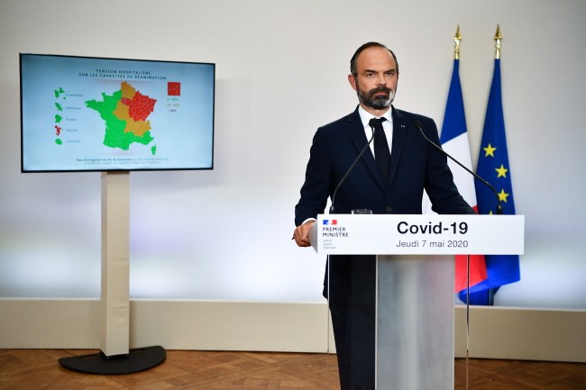 Edouard Philippe /CHRISTOPHE ARCHAMBAULT / POOL /PAP/EPA