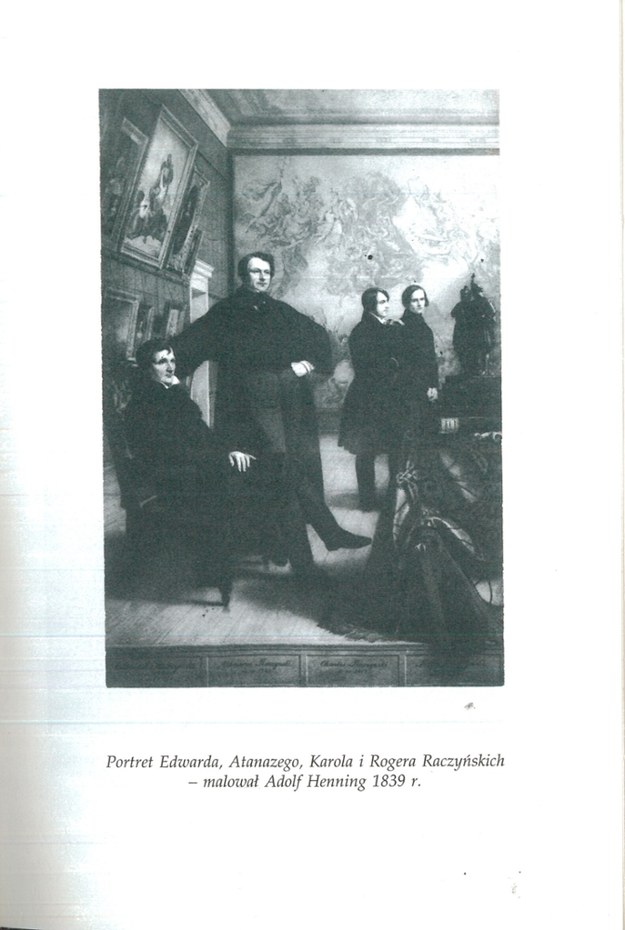 Edward, Atanazy, Karol, Roger Raczyńscy /Biblioteka Raczyńskich w Poznaniu /