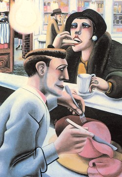 Edward Burra, The Snack Bar, 1930 r. /Encyklopedia Internautica