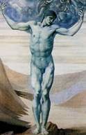 Edward Coley Burne-Jones, Skamieniały Atlas, fragment /Encyklopedia Internautica