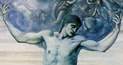 Edward Coley Burne-Jones, Skamieniały Atlas, fragment /Encyklopedia Internautica