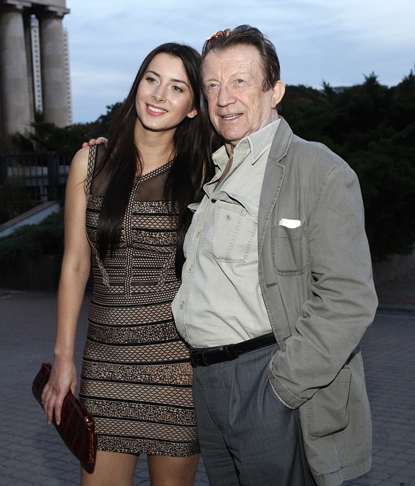 Edward Linde-Lubaszenko z córką /Adam Guz /Reporter