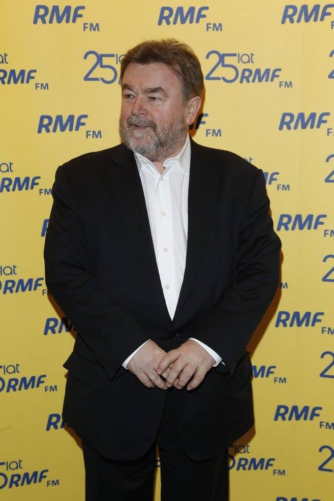 Edward Miszczak na gali 25-lecia radia RMF FM /AKPA, Michał Baranowski, Jacek Kurnikowski, Euzebiusz Niemiec. /RMF FM