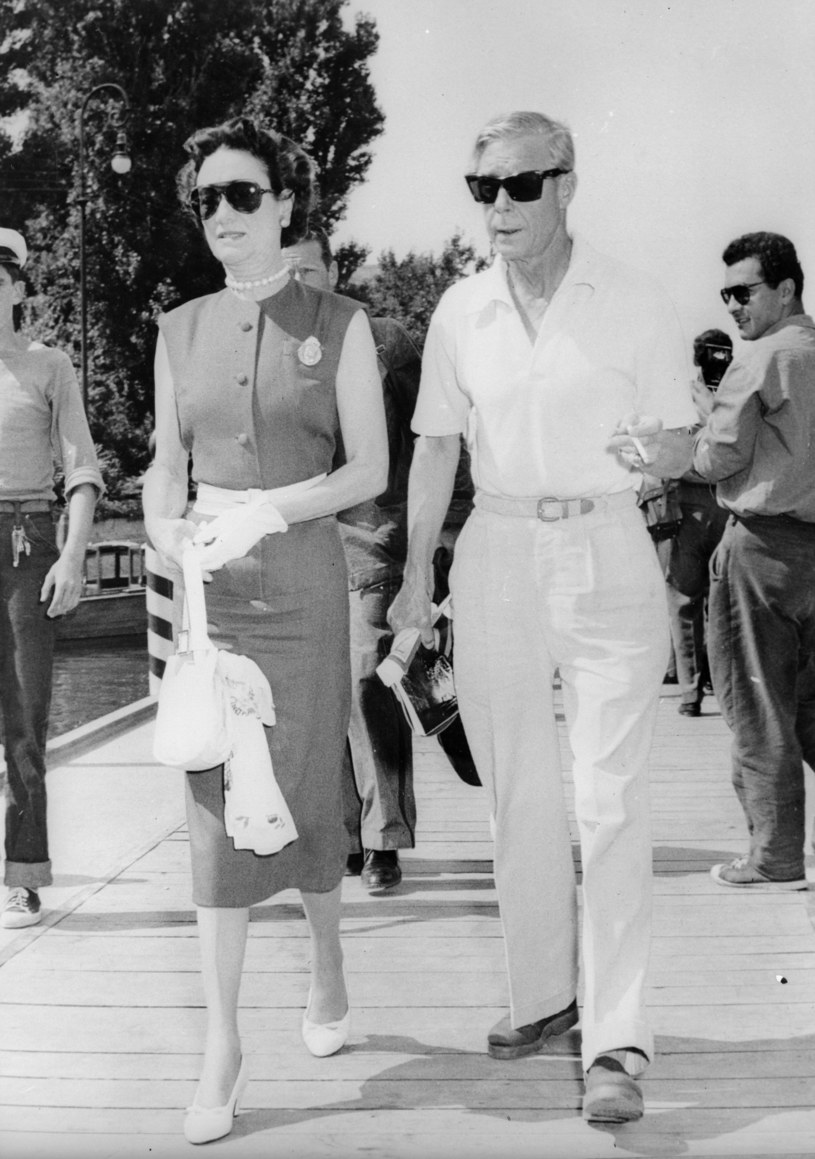 Edward Windsor i Wallis Simpson w roku 1956 /Getty Images