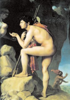 Edyp i Sfinks rozwiązujący zagadkę, Jean-Auguste- Dominique Ingres, 1808 /Encyklopedia Internautica
