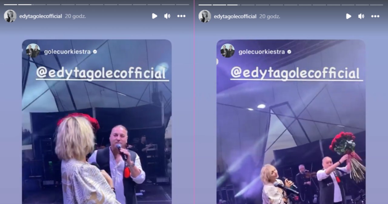 Edyta Golec urodziny spędziła na scenie /@edytagolecofficial /Instagram