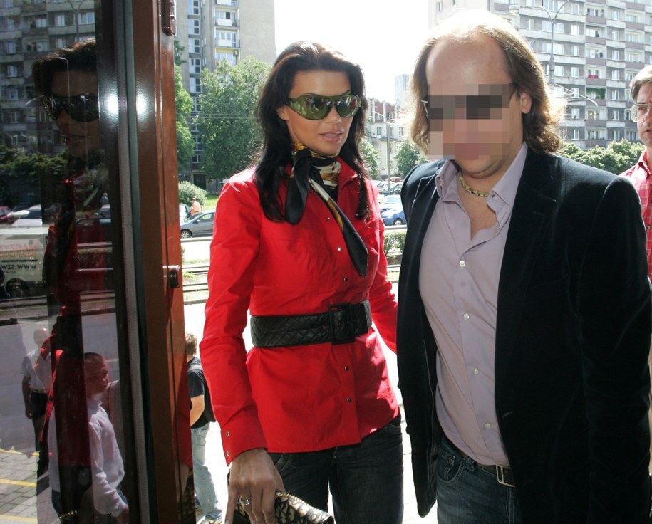 Edyta Górniak i Dariusz K. w 2007 roku /Grzegorz Michałowski /PAP