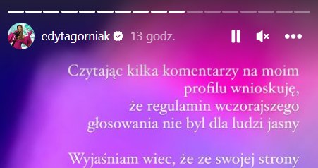 Edyta Górniak o preselekcjach do Eurowizji 2023 /@edytagorniak /Instagram