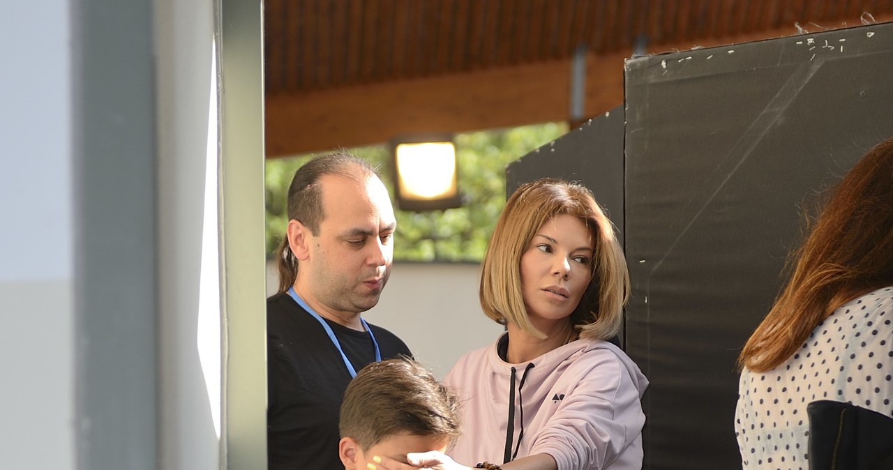 Edyta Górniak z synem Allankiem /Jarosław Antoniak /MWMedia