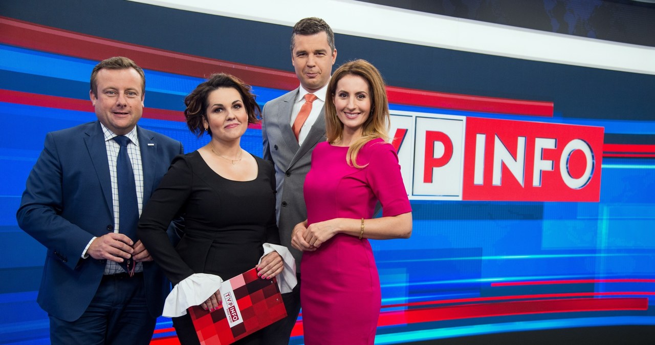 Edyta Lewandowska, Agnieszka Oszczyk, Adrian Klarenbach i Michal Rachoń /TVP /Agencja FORUM