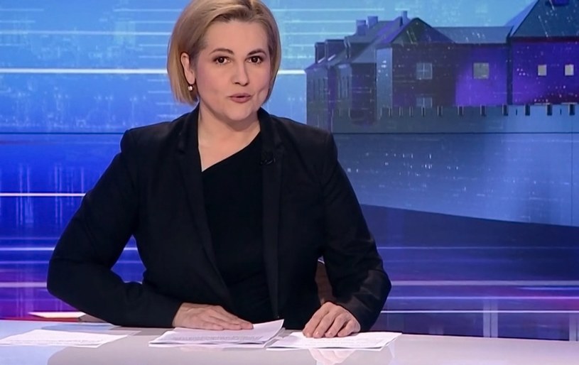 Edyta Lewandowska w "Wiadomościach" /https://wiadomosci.tvp.pl/ /TVP /materiał zewnętrzny