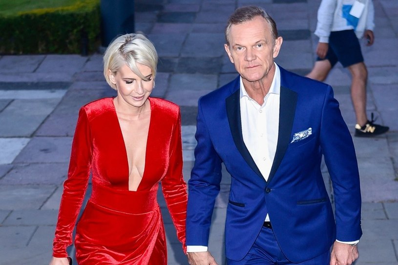 Edyta Pazura i Cezary Pazura są szczęśliwym małżeństwem, a ich wzajemna miłość tylko jest gorętsza z roku na rok! /Kurnikowski /AKPA