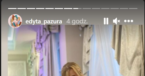 Edyta Pazura została matką chrzestną/ zdjęcie pochodzi z / https://www.instagram.com/edyta_pazura/?hl=pl /Instagram/ edyta_pazura /Instagram