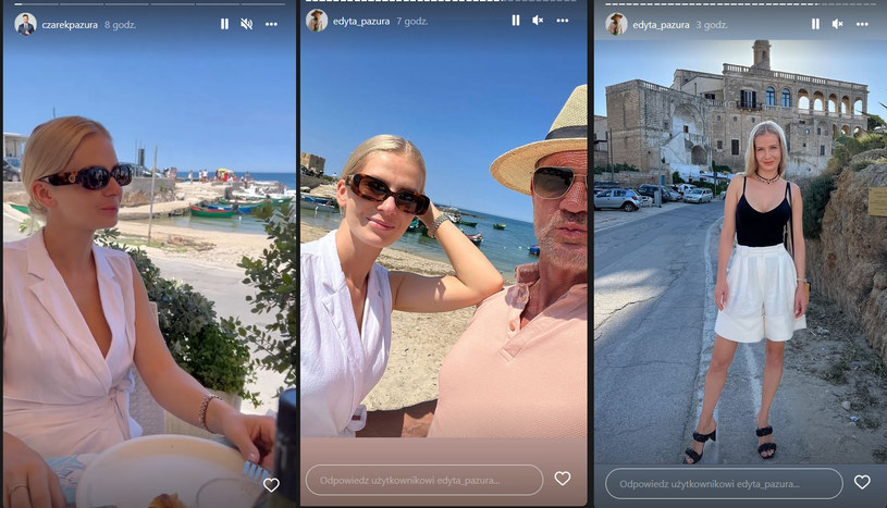 Edytka Pazura relacjonuje urlop we Włoszech /Instagram