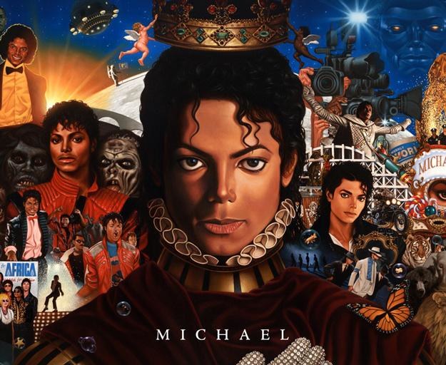 Efektowna okładka albumu "Michael" /