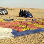 Egipt: Balon z turystami runął na ziemię. 4 osoby zatrzymane