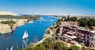 Egipt: Nil koło Asuanu /Encyklopedia Internautica