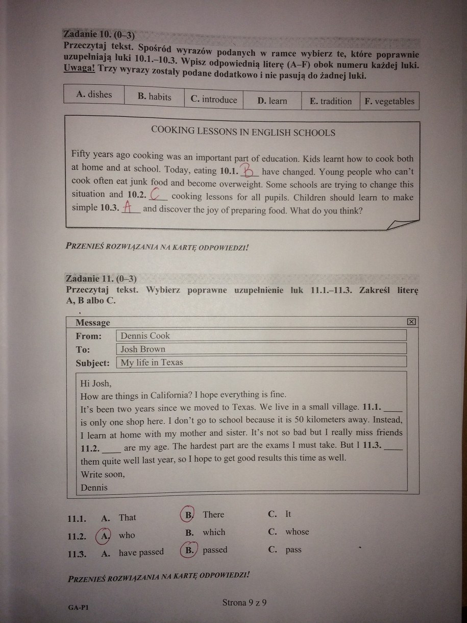 Egzamin gimnazjalny 2016. Język angielski - odpowiedzi /RMF FM