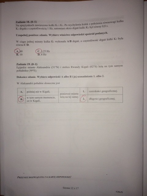 Egzamin gimnazjalny 2016. Propozycja odpowiedzi /RMF FM