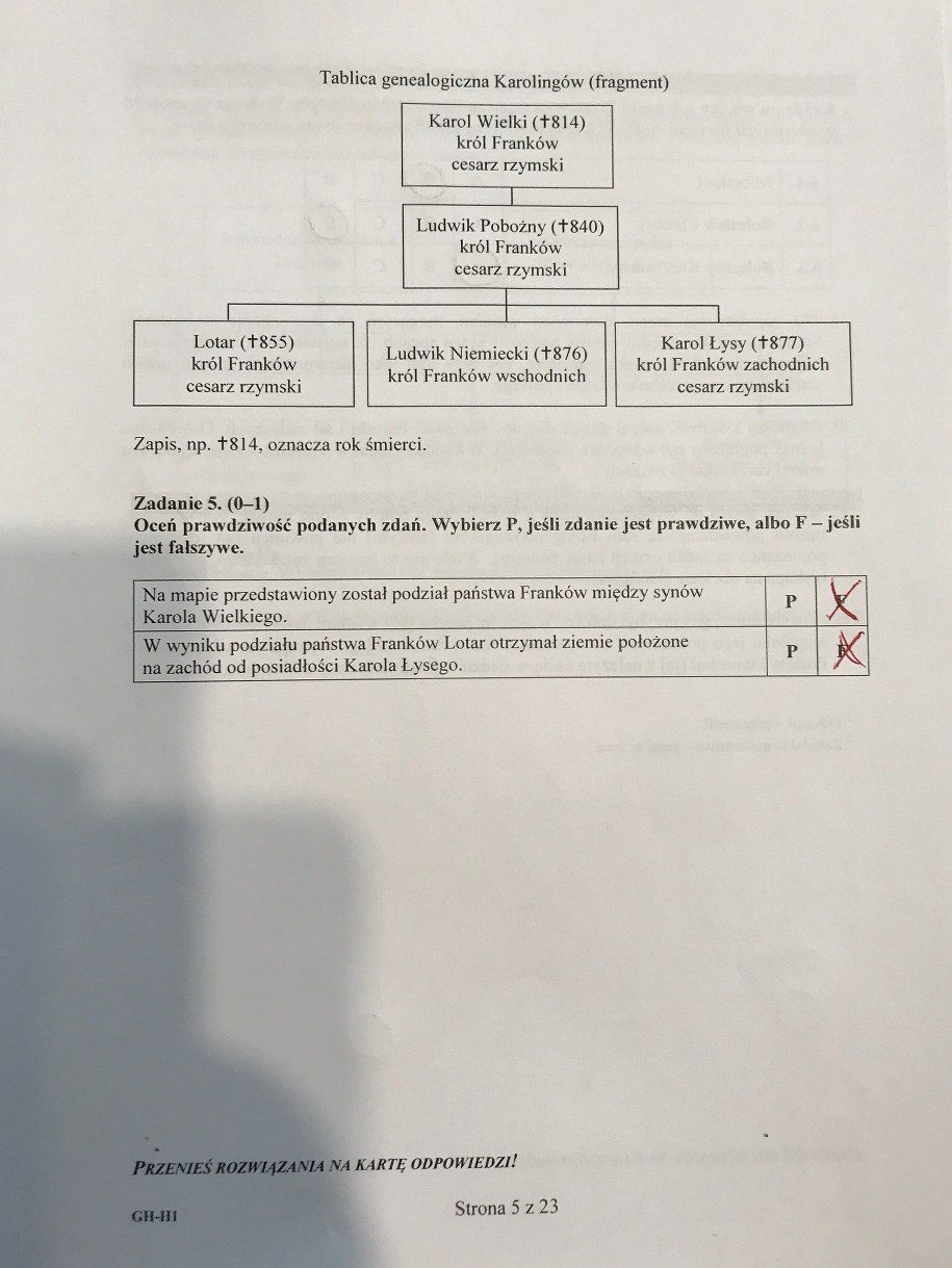 Egzamin gimnazjalny 2017 - przykładowe rozwiązania /RMF FM