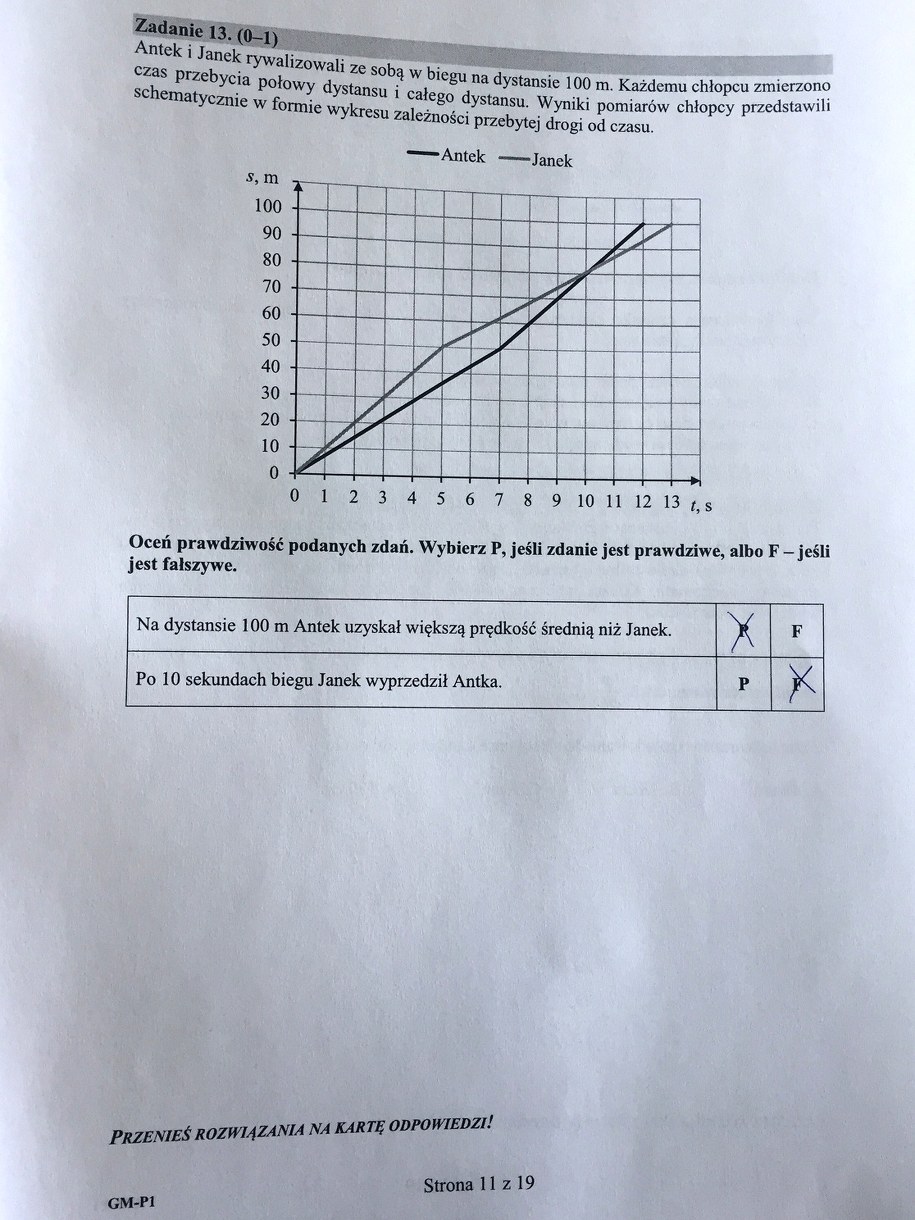 Egzamin gimnazjalny 2017. Przykładowe rozwiązania /RMF FM