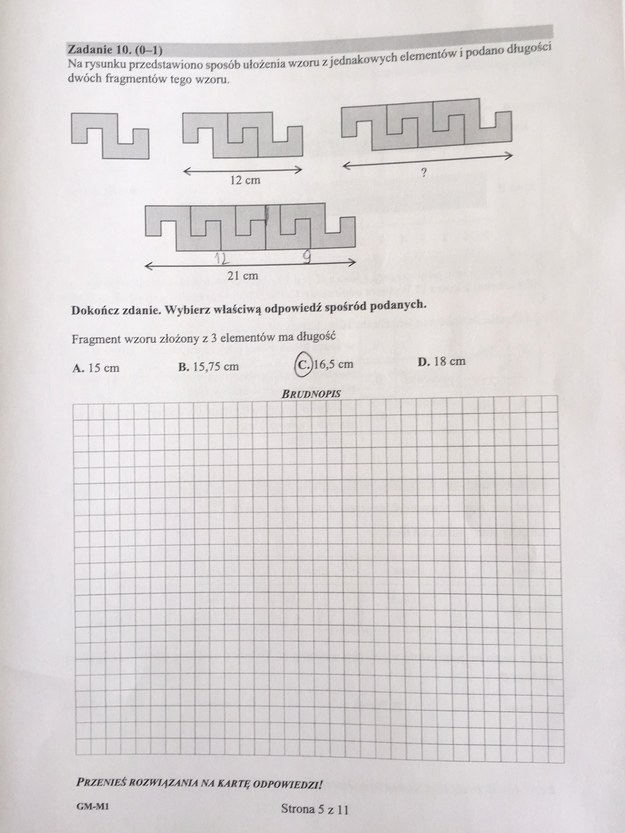 Egzamin gimnazjalny 2017. Przykładowe rozwiązania /RMF FM