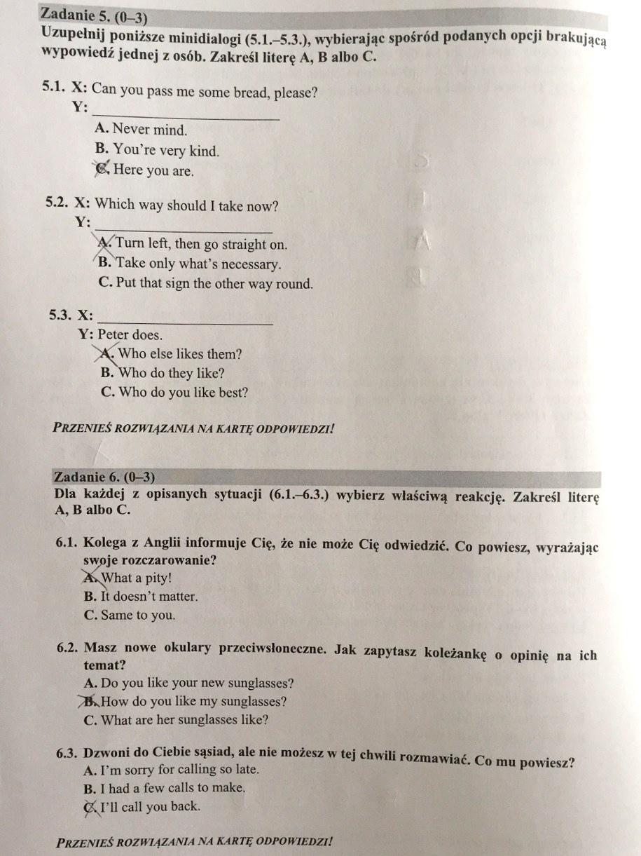 Egzamin gimnazjalny 2017. Przykładowe rozwiązania /RMF FM
