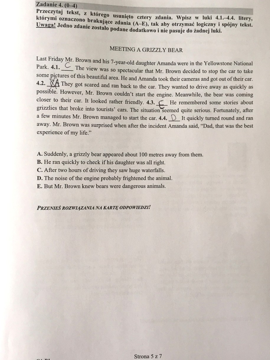 Egzamin gimnazjalny 2017. Przykładowe rozwiązania /RMF FM