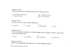Egzamin gimnazjalny - przykładowe rozwiązania części humanistycznej