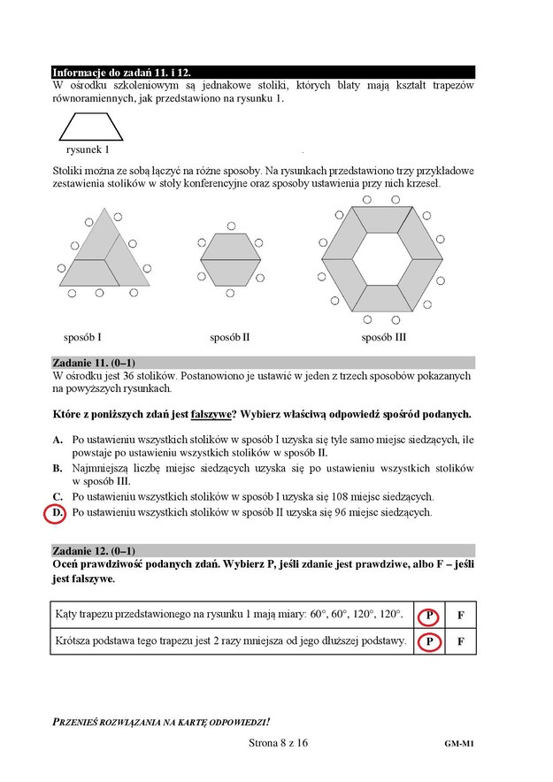 Egzamin gimnazjalny z matematyki. Odpowiedź /RMF FM