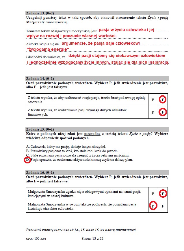 Egzamin ósmoklasisty 2020 Z Języka Polskiego Arkusz Cke I Rozwiązania Wydarzenia W Interiapl 6001