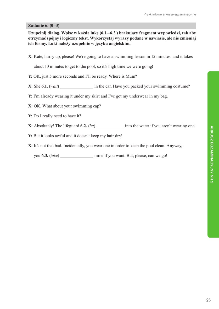 Egzamin ósmoklasisty 2020. Przykładowe zadania z języka angielskiego /