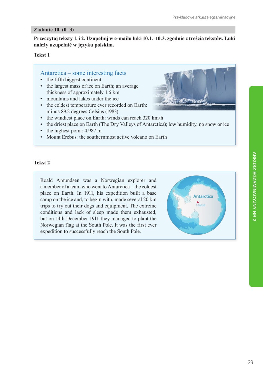 Egzamin ósmoklasisty 2020. Przykładowe zadania z języka angielskiego /