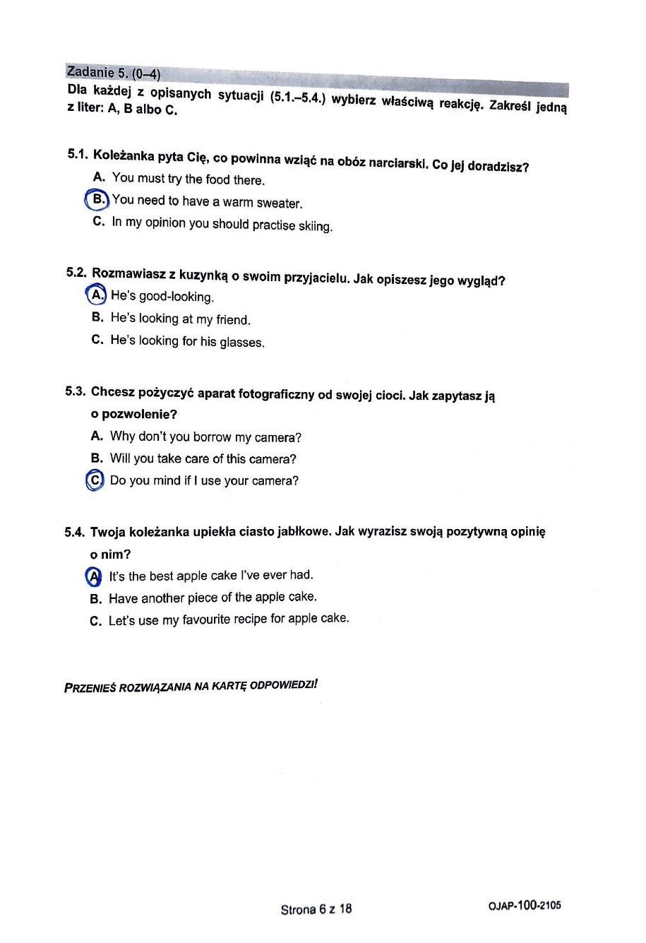 Egzamin ósmoklasisty 2021. Język angielski /CKE /RMF FM