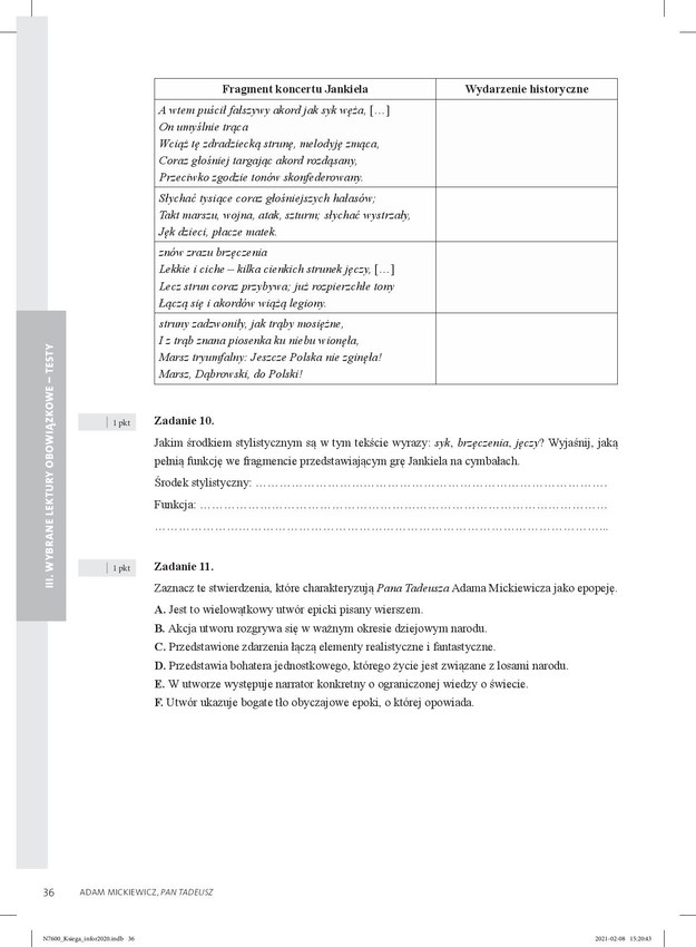 Egzamin ósmoklasisty 2021. Przykładowe pytania /Dziennik Gazeta Prawna /