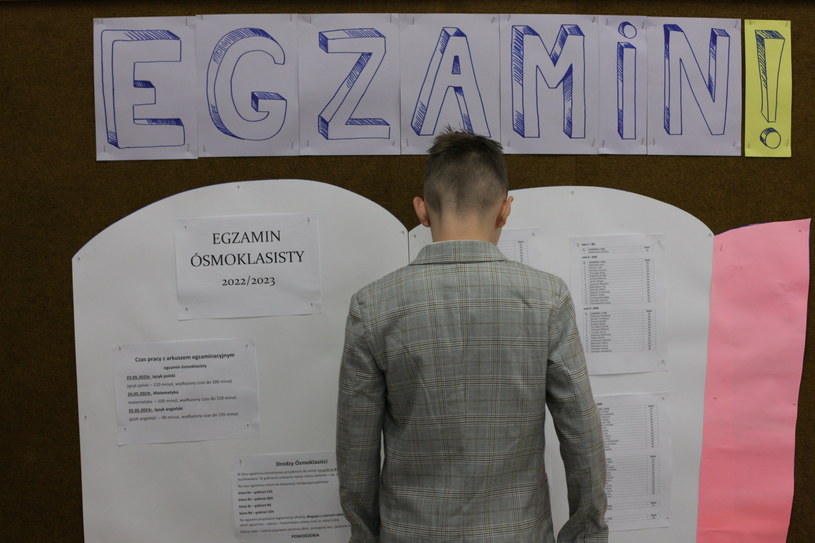 Egzamin ósmoklasisty 2023. Matematyka. Jak poszło uczniom? / 	Lech Muszyński    /PAP