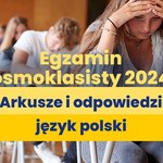 Egzamin ósmoklasisty 2024, język polski [ARKUSZE CKE I ROZWIĄZANIA]