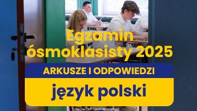 Egzamin ósmoklasisty 2025: język polski. Arkusze CKE i rozwiązania