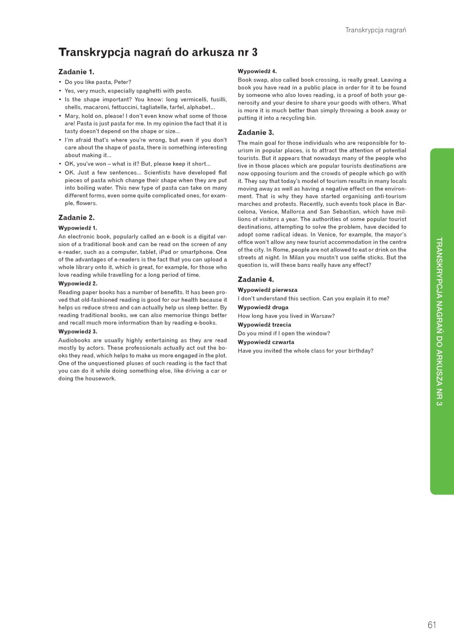 Egzamin ósmoklasisty: Przykładowy arkusz z języka angielskiego /