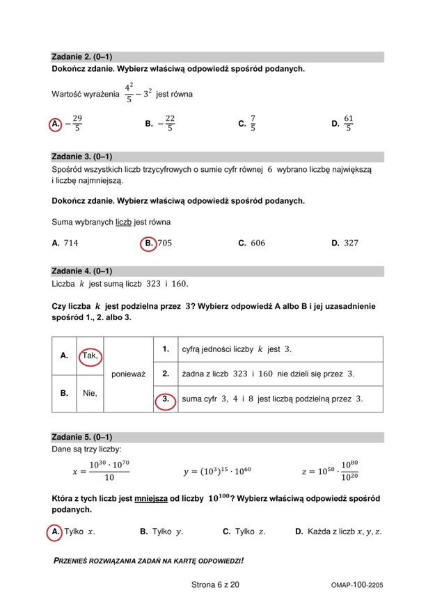 Egzamin ósmoklasisty. Rozwiązania z matematyki /Radio RMF24