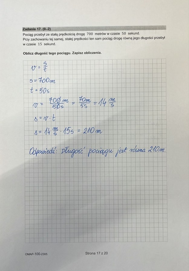 Egzamin ósmoklasisty z matematyki. Propozycje odpowiedzi /RMF24