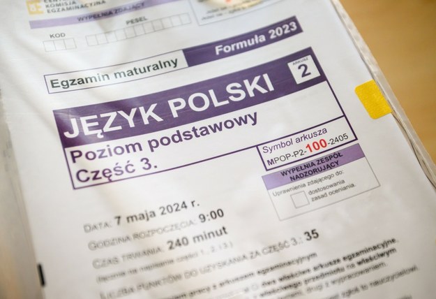 Egzamin z języka polskiego /Piotr Hukalo /East News