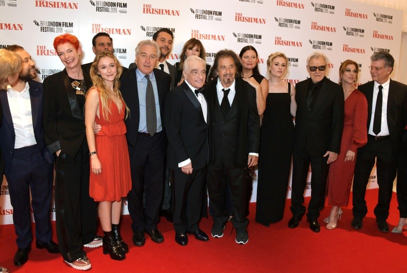 Ekipa filmu "Irlandczyk" na Londyńskim Festiwalu Filmowym (13 października 2019) /David M. Benett/Dave Benett/WireImage /Getty Images