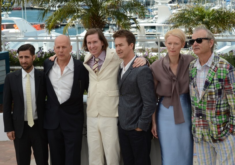 Ekipa filmu "Kochankowie z księżyca. Moonrise Kingdom" na festiwalu w Cannes /Dave J Hogan /Getty Images