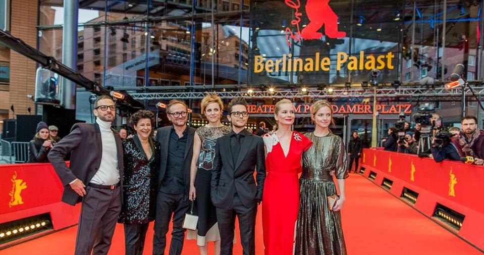 Ekipa filmu "Zjednoczone Stany Miłości" na czerwonym dywanie Berlinale, 20 lutego 2016 roku /Facebook