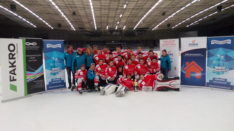 Ekipa polskich Hokejowych Nadziei Olimpijskich /INTERIA.PL