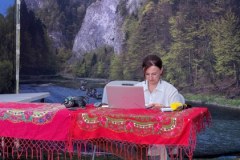 Ekipa RMF FM w Sromowcach Niżnych, gdzie króluje ciasto flisackie