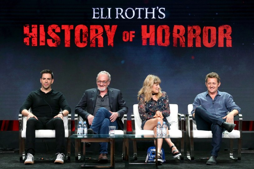 Ekipa serialu "Eli Roth: Historia horroru" podczas TCA2018 /Frederick M. Brown /Getty Images