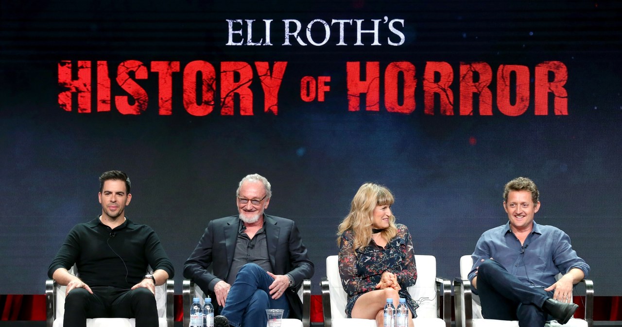 Ekipa serialu "Eli Roth: Historia horroru" podczas TCA2018 /Frederick M. Brown /Getty Images